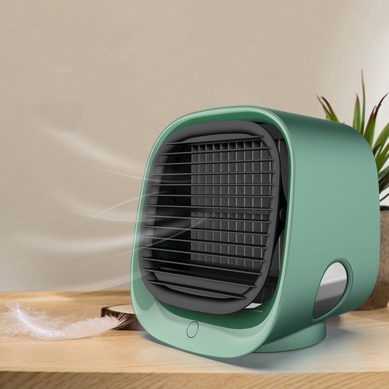 Portable Desktop Air Conditioner USB Mini Air Cooling Fan Three Mode 300ml Water Capacity for Office Home