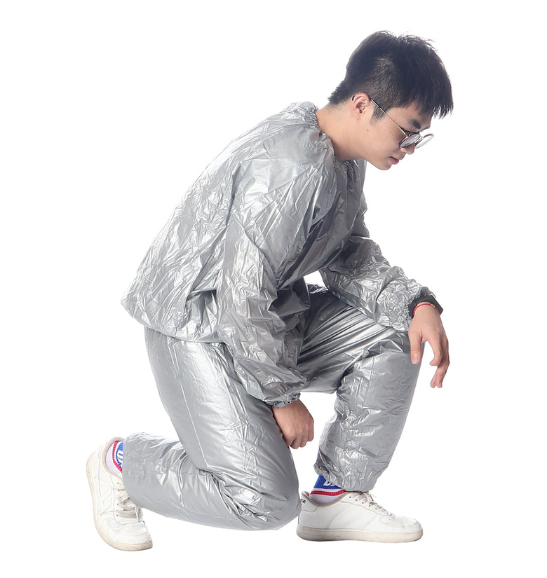 The Silver Sweat Sauna Suit: A Heavy-Duty Exercise Suit for Gym and Fitness Use - Heavy Duty Weight Anti-Rips