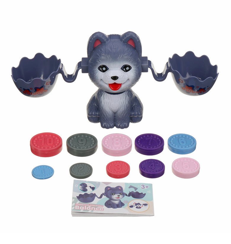 Puppy Balance Educational Learn Intellectual Interaction Counting Numbers and Basic Math Game Toys for Kids