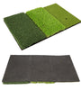 64*41CM 3-in-1 Golf Hitting Mat Multi-Function Tri-Turf Golf Practice Training for Chipping Practice Indoor/Outdoor Golf Training Tools
