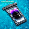 7-Inch IPX8 Floating Airbag Waterproof Phone Bag Case For IPhone 13 12 Xiaomi Universal Swimming Underwater Diving Phone Pouch Bag Case