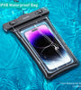 7-Inch IPX8 Floating Airbag Waterproof Phone Bag Case For IPhone 13 12 Xiaomi Universal Swimming Underwater Diving Phone Pouch Bag Case