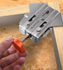 Right Angle Clamp Woodworking Premium Adjustable Clamp for T-L Joints 16mm~35mm Clamping Range Versatile Tool for Precise Joinery