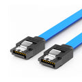 SAMZHE 3UX-05B 6Gbps SATA3.0 Male to Male Straight to Curved / Straight SATA Data Cable