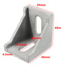 Suleve AJ40 4Pcs Corner Bracket Cast Aluminum Angle Corner Joint 40x40mm