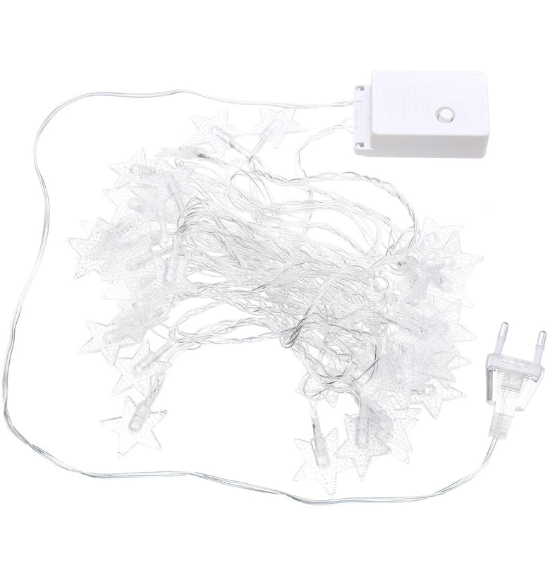 5M 40LEDs Plug-In Colorful Warm White Pure White Star Fairy String Light for Christmas Party AC220V