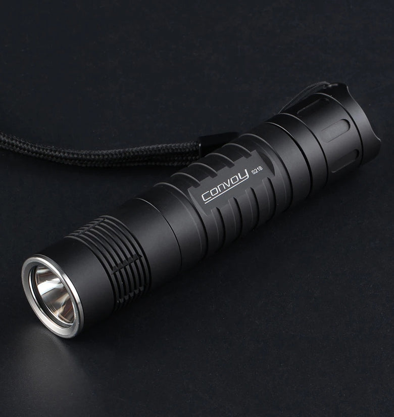 CONVOY S21B with KW CULPM1.TG 6A Driver Strong LED Flashlight 12 Groups 21700 Version Torch Flash Light