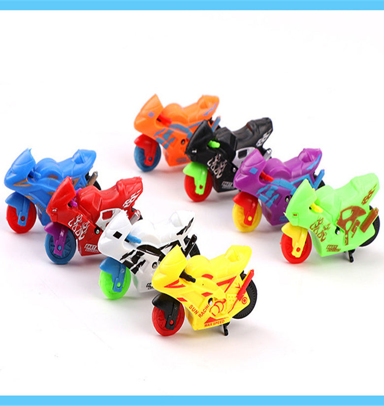 Inertia Motorcycle Trolley: The Coolest Way to Pull Back and Play - Simulation Cool Trolley Kids Gift Toys