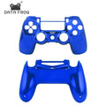 DATA FROG Plating Game Controller Replacement Housing Faceplate Shell Handle Case Cover for PS4 Slim PS4 JDM-040