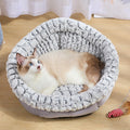 Pet Cat Bed Super Soft Warm Round Super Cute Dog Nest Kennel
