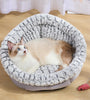 Pet Cat Bed Super Soft Warm Round Super Cute Dog Nest Kennel