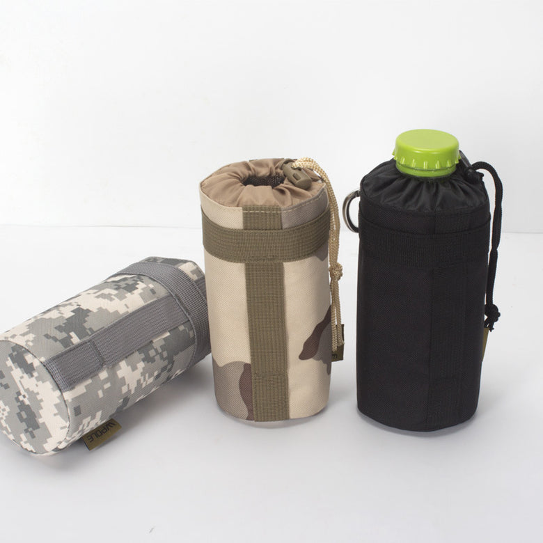 Outdoor Sports Bottle Bag Set with Tactical Camping Hand Hold Water Cup Bag - WPOLE A03