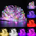 40M LED Silver Wire Fairy String Light Christmas Xmas Wedding Party Lamp 12V