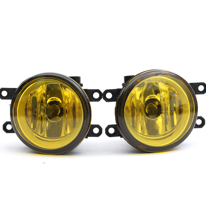 Pair Front Fog Light Yellow Lens with Bulbs 110W For Toyota For Lexus For Scion
