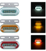 12LED 12V Flowing LED Side Marker Signal Light Indicator For Truck Trailers - 1PC