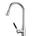 Kitchen Basin Sink Pull Out Faucet Swivel Spout Spray Hot&Cold Water Mixer Tap with LED light