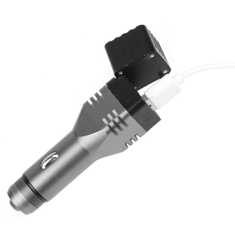 Quick Charge 3.0 Car Charger & USB Rechargeable EDC LED Flashlight XPG LED+COB 300LM Mini Torch Camping Light
