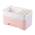Desk Skin Care Products Storage Box Multi functional Lipstick Cosmetic Storage Box with Drawer Home Bedroom Organizer